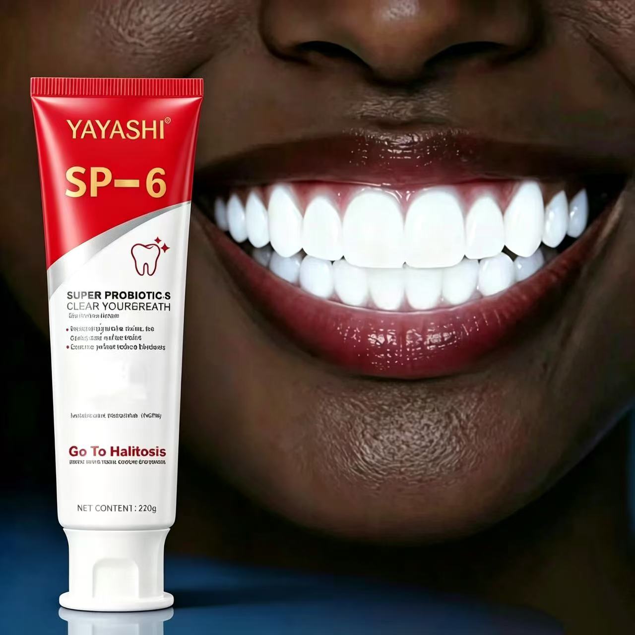 Teeth Whitening Cream - Sp-6 Probiotic Toothpaste Brightening Mint Fresh