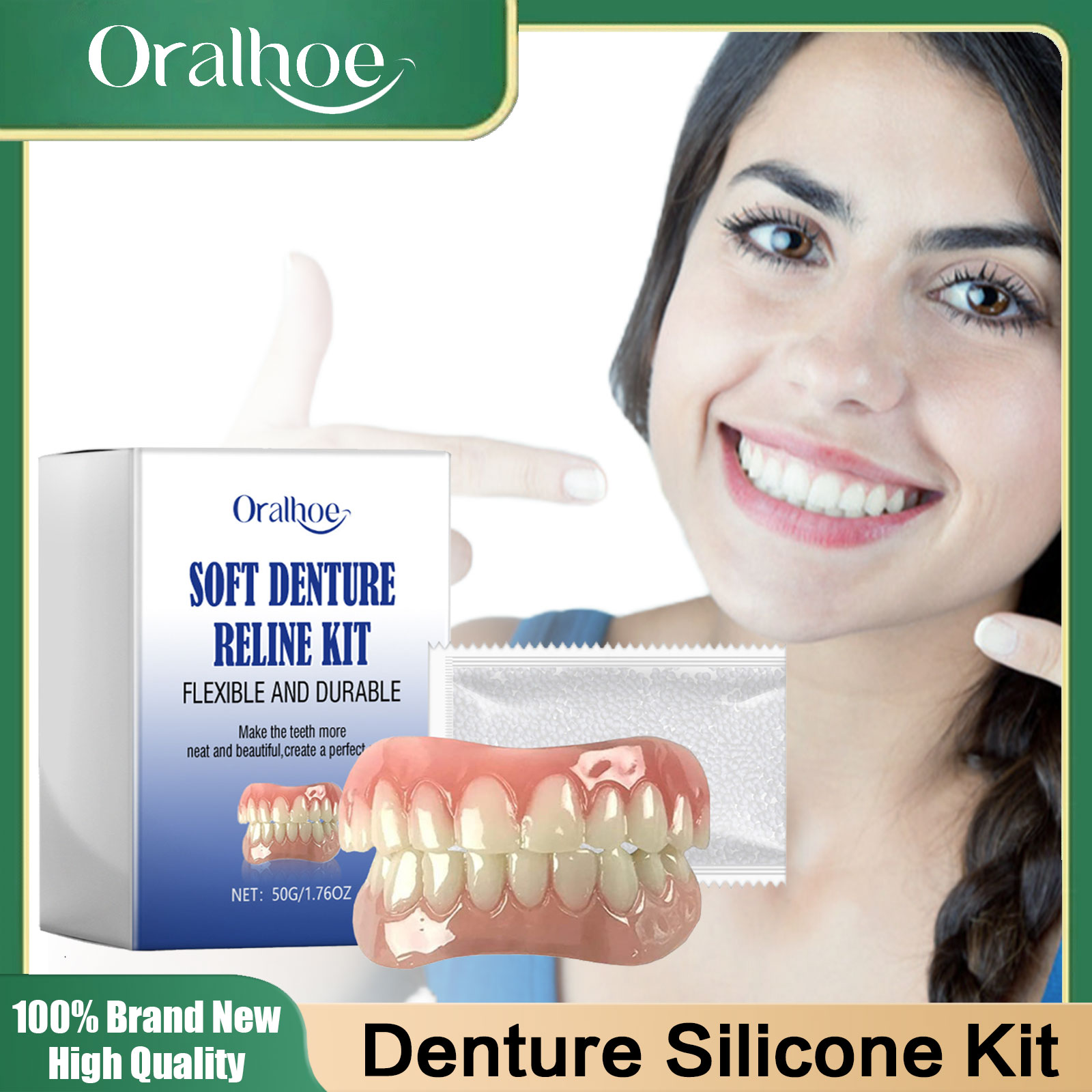 Teeth Whitening With Braces - Soft Denture Reline Kit Perfect Fit