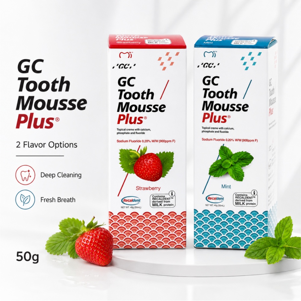 Teeth Whitening Cream - GCTooth Mousse Plus Mint Strawberry Flavor