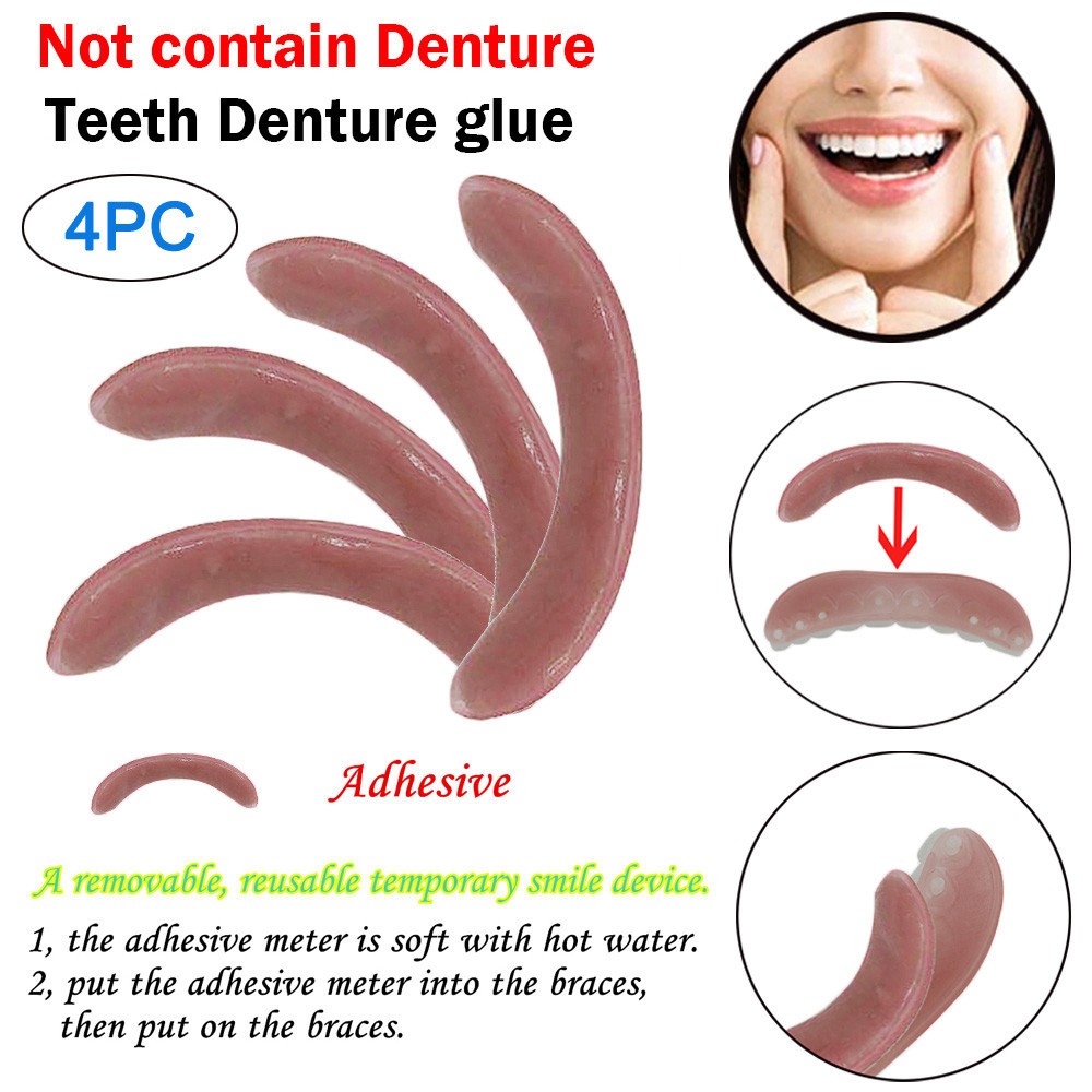 Teeth Whitening With Braces - 4/8 Pcs Whitening Braces Adhesive Strip