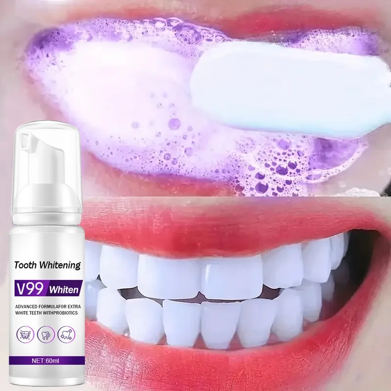 Teeth Whitening Mousse - Mousse V99 Toothpaste Teeth Cleaning Effective