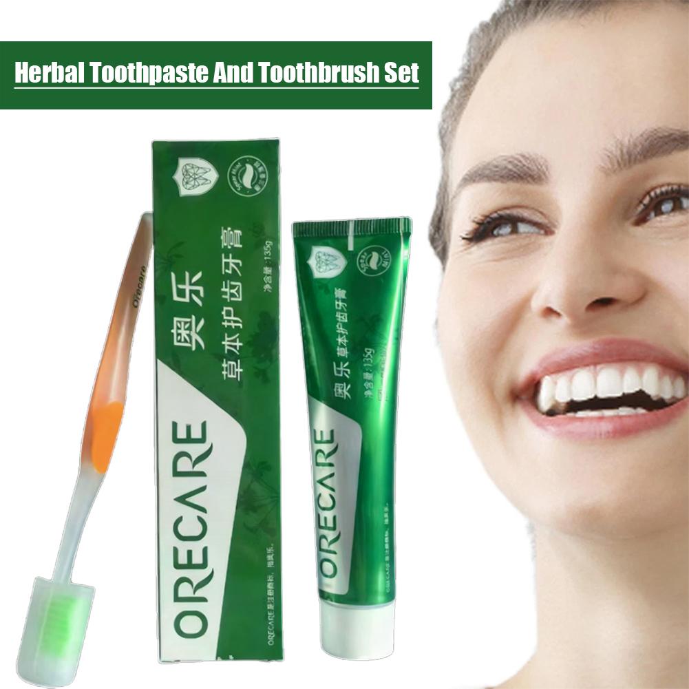 Teeth Whitening Mousse - Herbal Toothpaste Rooibos Mint Flavour Toothpaste