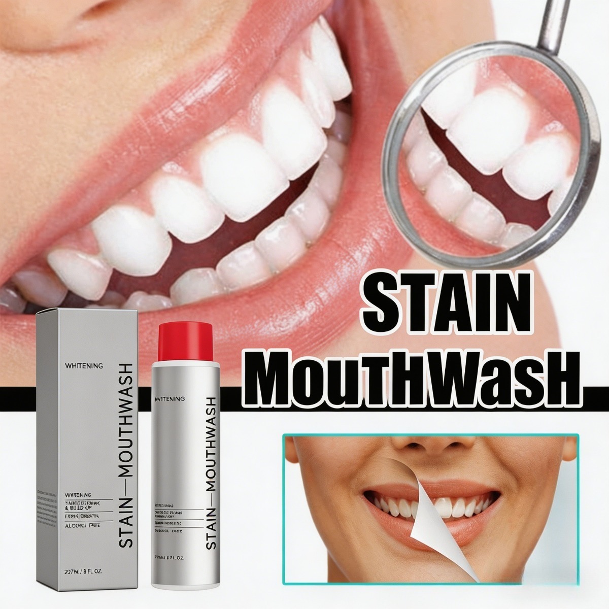 Stain Whitening Mouthwash Gunk - Teeth Whitening Promotion review and price