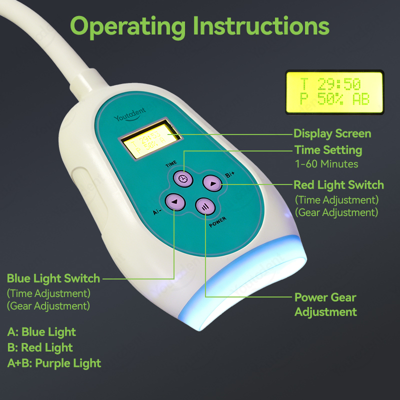 50W Dental Touch Screen 3 Colo - Whitening Teeth Machine review and price