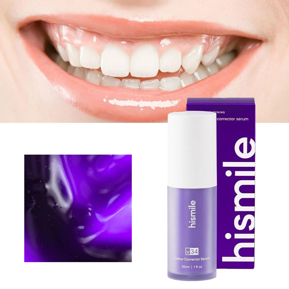 Hismile V34 Brightening Purple - Teeth Whitening Cream review and price