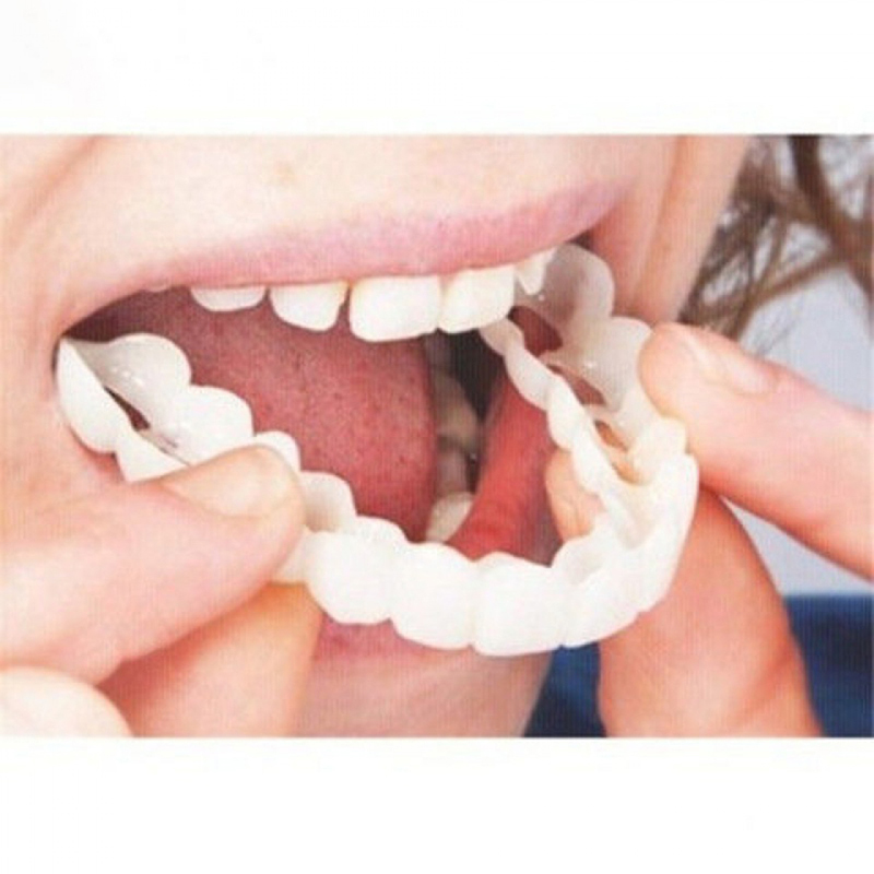 Perfect Fit False Teeth Cover  - Teeth Whitening With Braces review and price