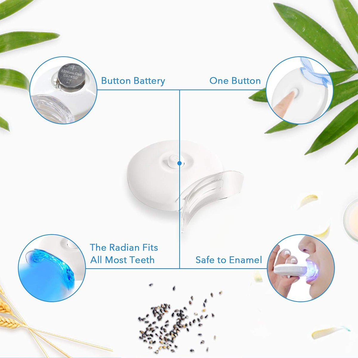 Teeth Whitening Kit - 5X LED L - Teeth Whitening Q&M review and price