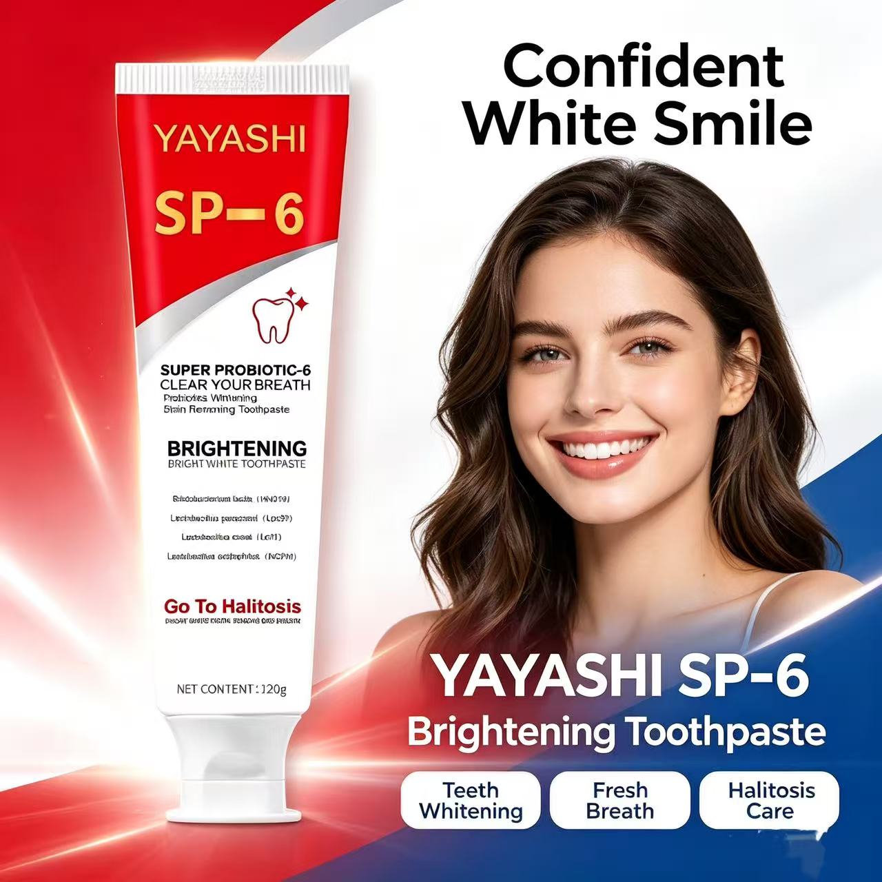 Sp-6 Probiotic Toothpaste Brig - Teeth Whitening Cream review and price
