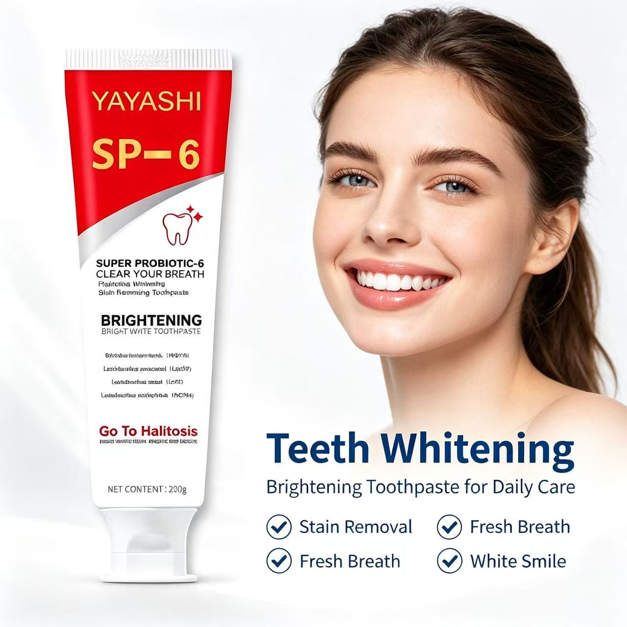 Sp-6 Probiotic Toothpaste Brig - Teeth Whitening Cream review and price