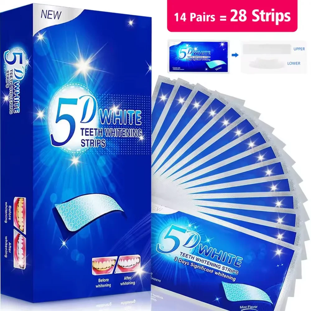 Fast Acting 3D 5D 9D Teeth Whi - Whitening Strip 3D review and price