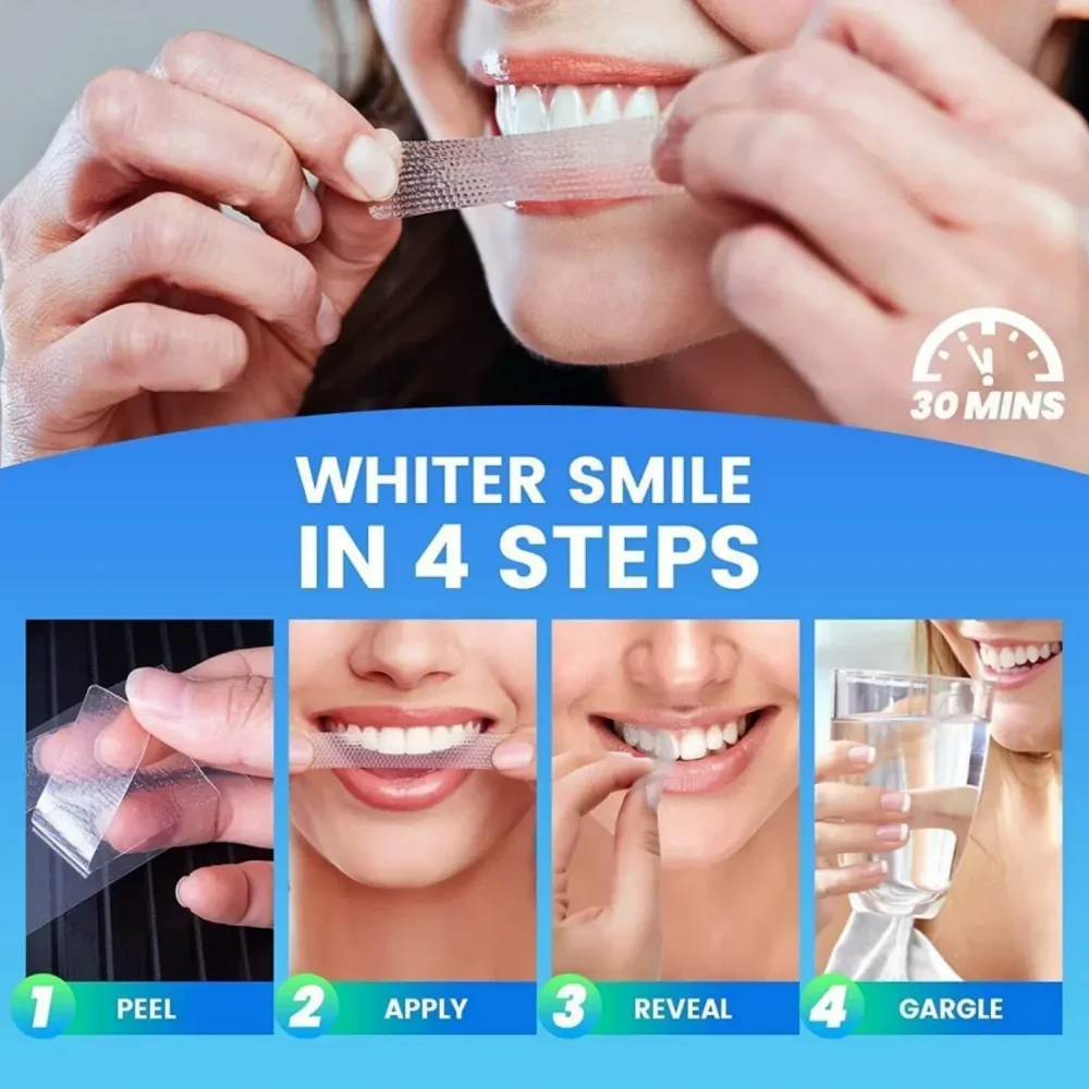 Teeth Whitening Strips White T - Whitening Strip 3D review and price