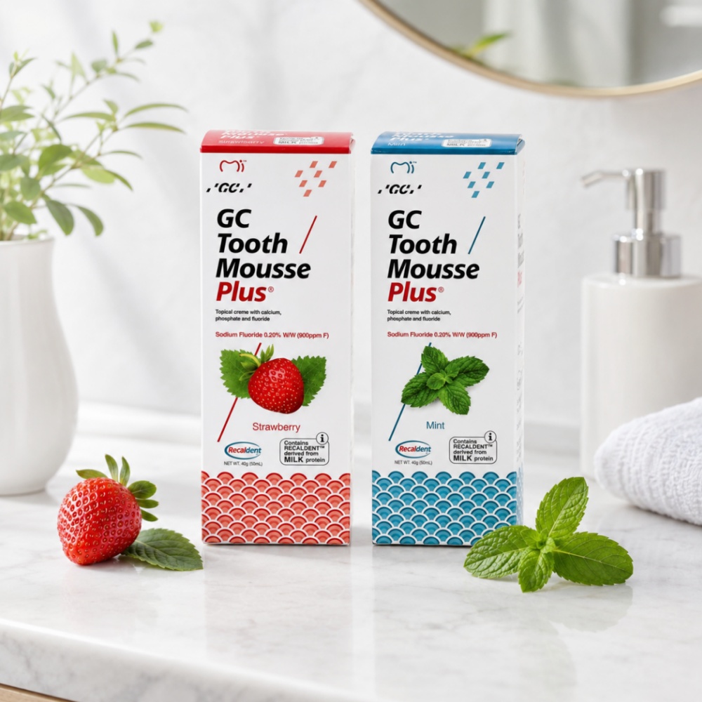 GCTooth Mousse Plus Mint Straw - Teeth Whitening Cream review and price