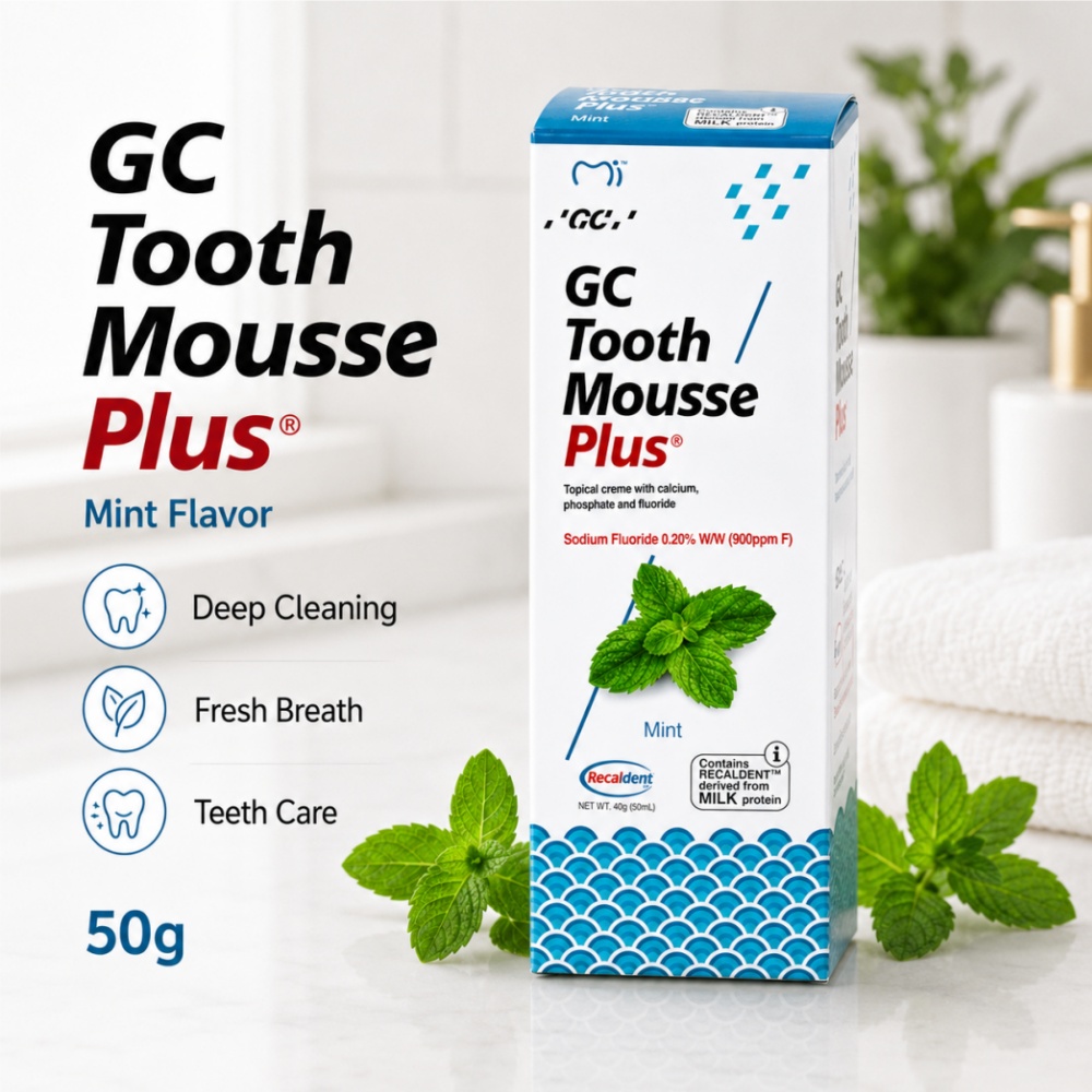 GCTooth Mousse Plus Mint Straw - Teeth Whitening Cream review and price