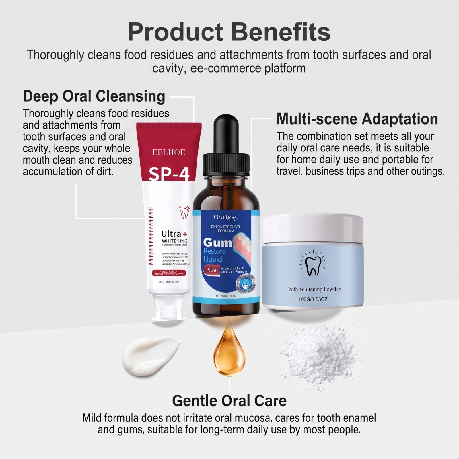 Oral Care Combo Set Whitening  - Teeth Whitening Q&M review and price