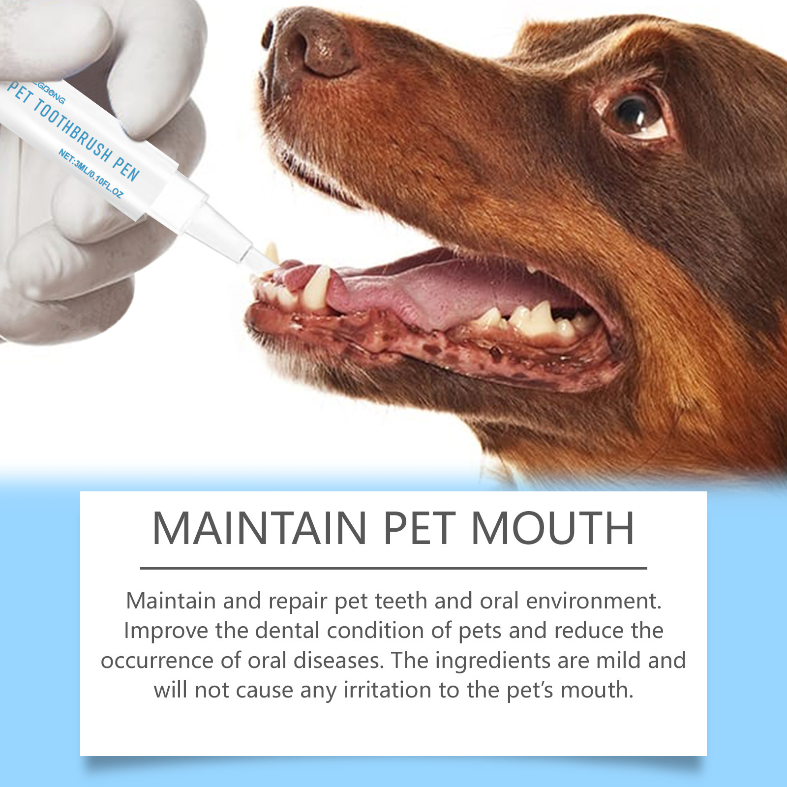 Oral Cleaning Gel Pen For Dogs - Teeth Whitening Cream review and price