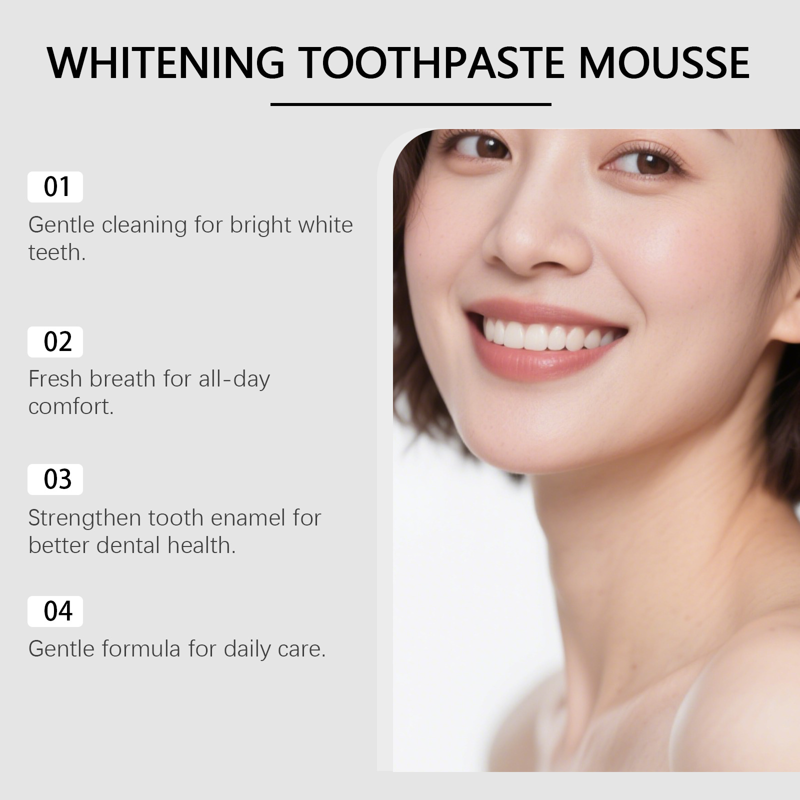 Hydroxyapatite Bright Whitenin - Teeth Whitening Mousse review and price