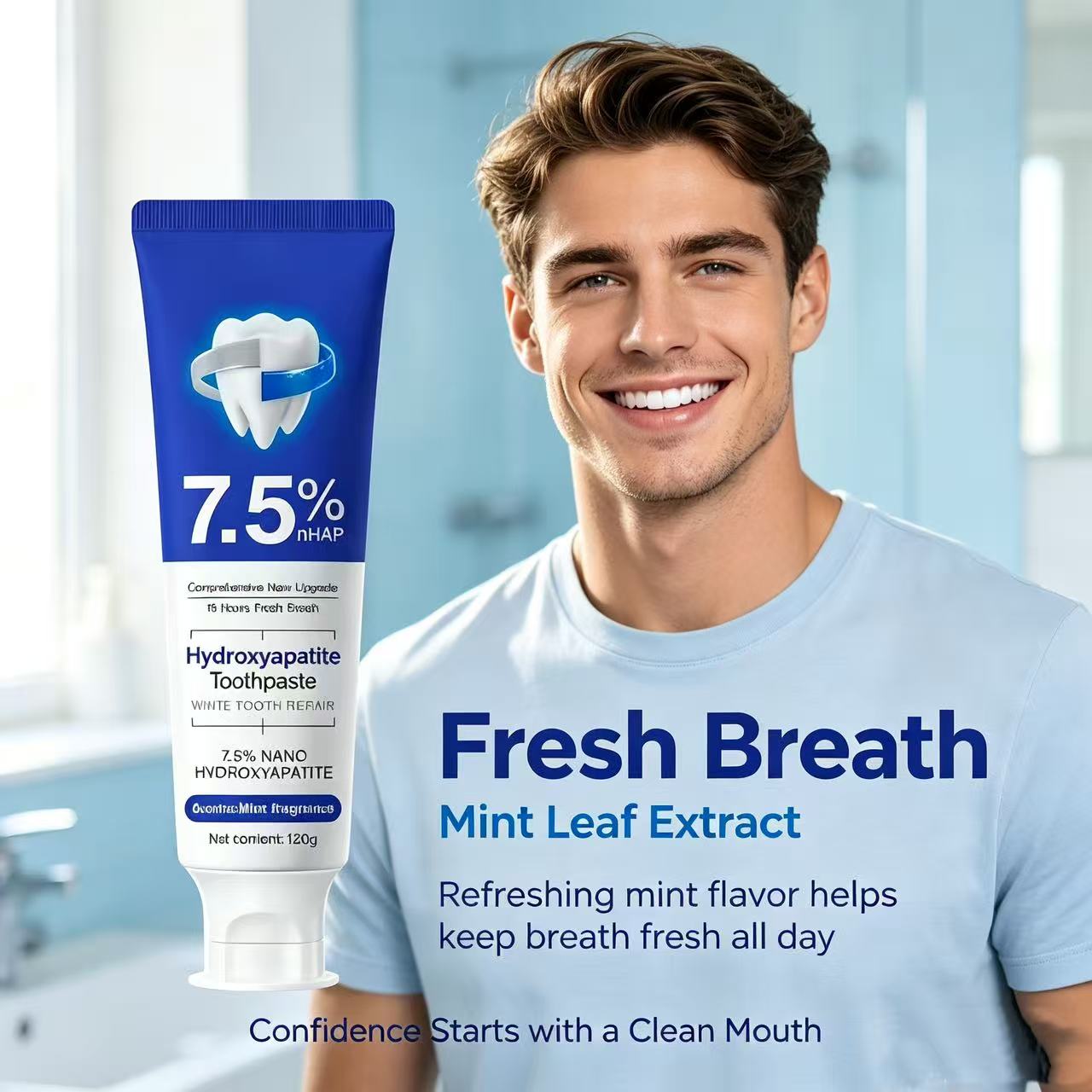 7.5%Nano Hydroxyapatite Toothp - Teeth Whitening Cream review and price