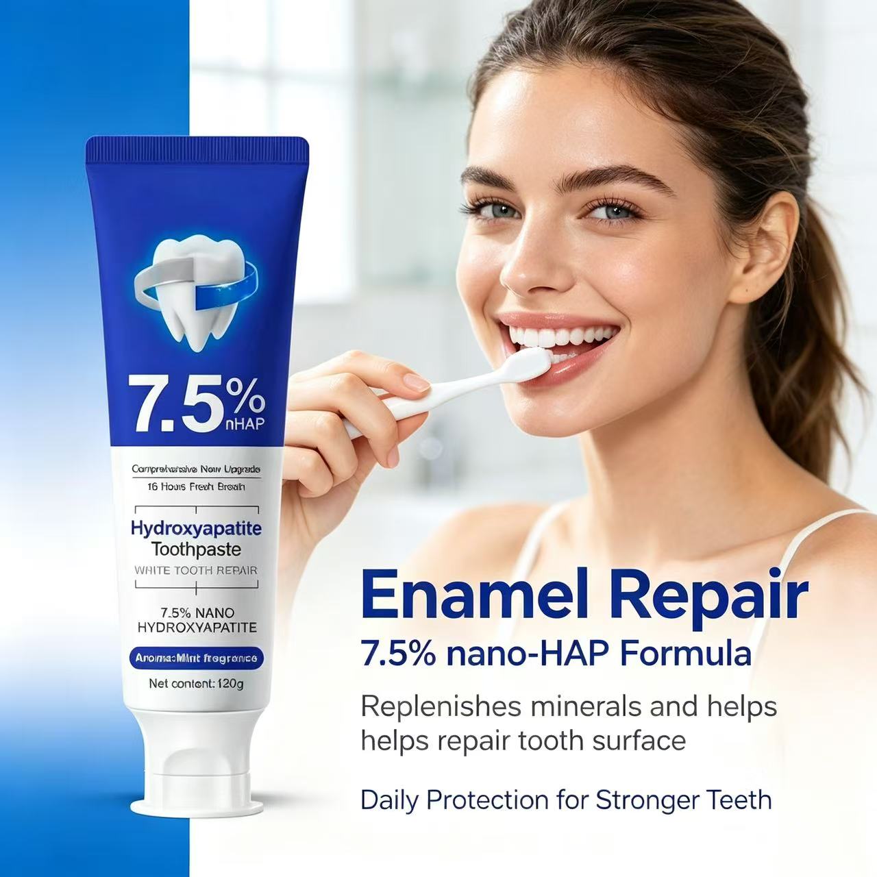 7.5%Nano Hydroxyapatite Toothp - Teeth Whitening Cream review and price