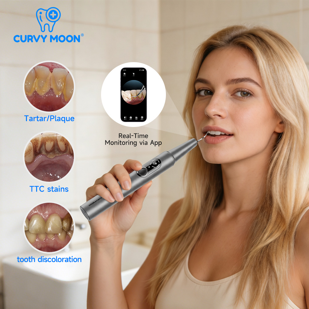 CURVY MOON Visible Electric Ul - Whitening Teeth Dentist review and price