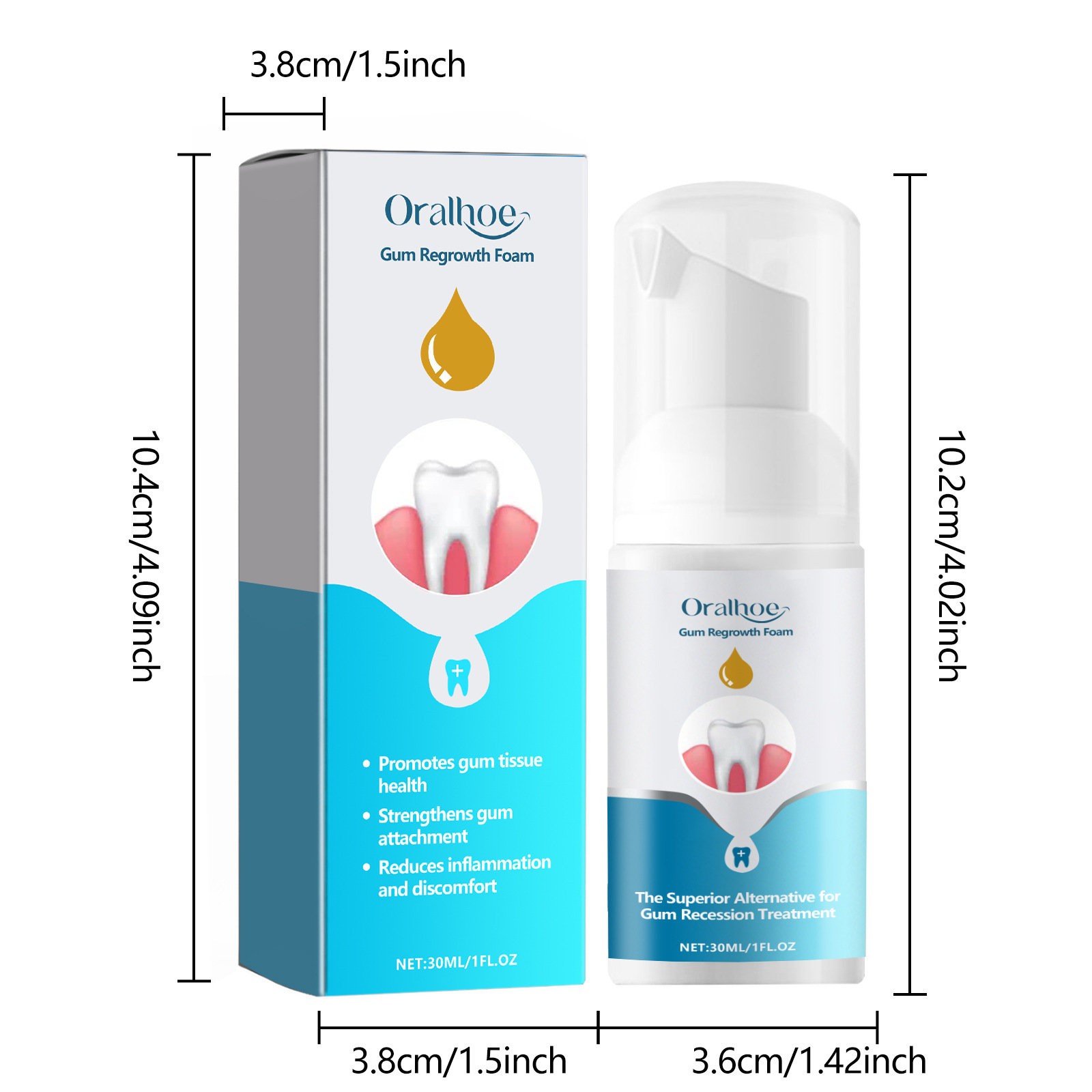 Gum Repair Foam Mousse Toothpa - Teeth Whitening Mousse review and price