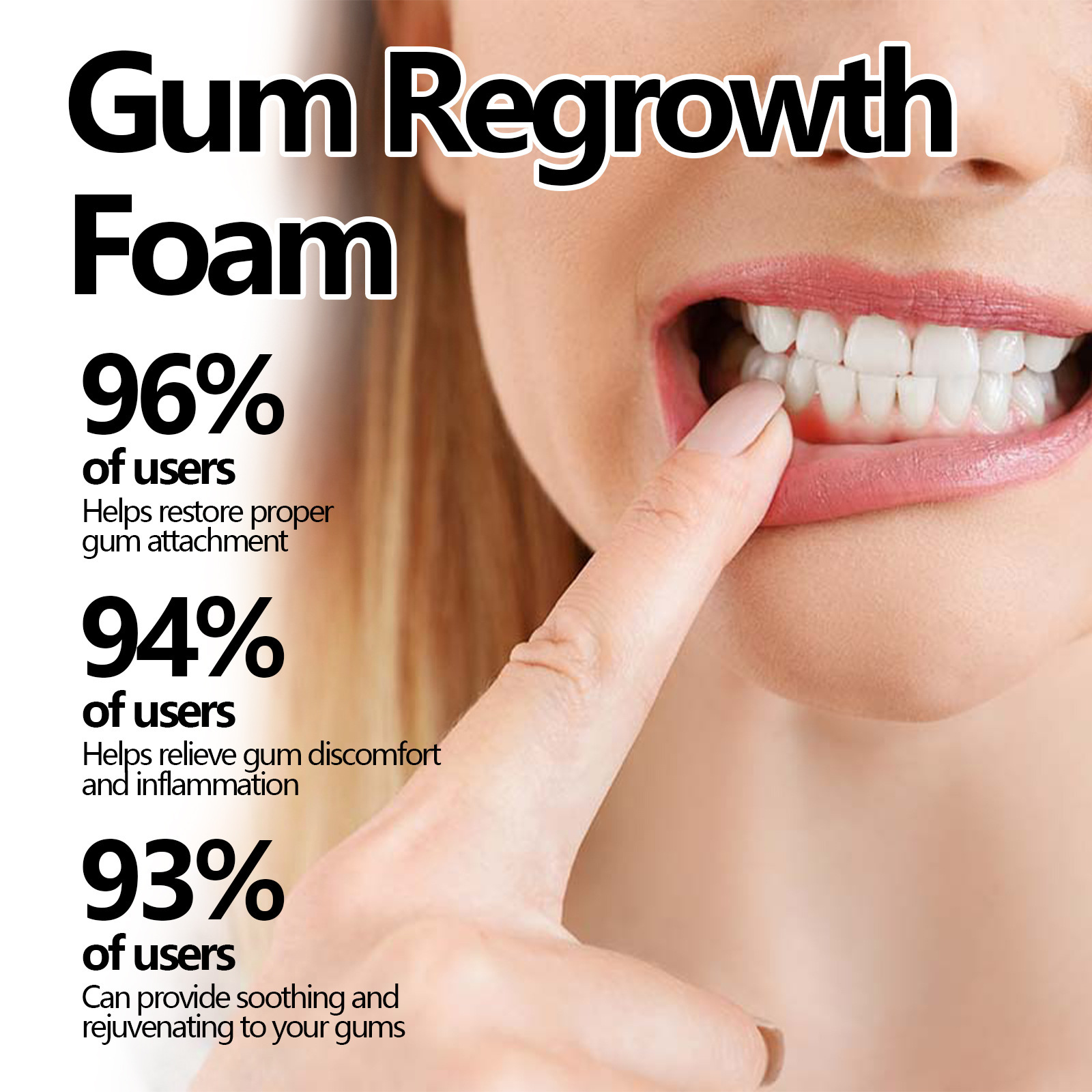 Gum Repair Foam Mousse Toothpa - Teeth Whitening Mousse review and price