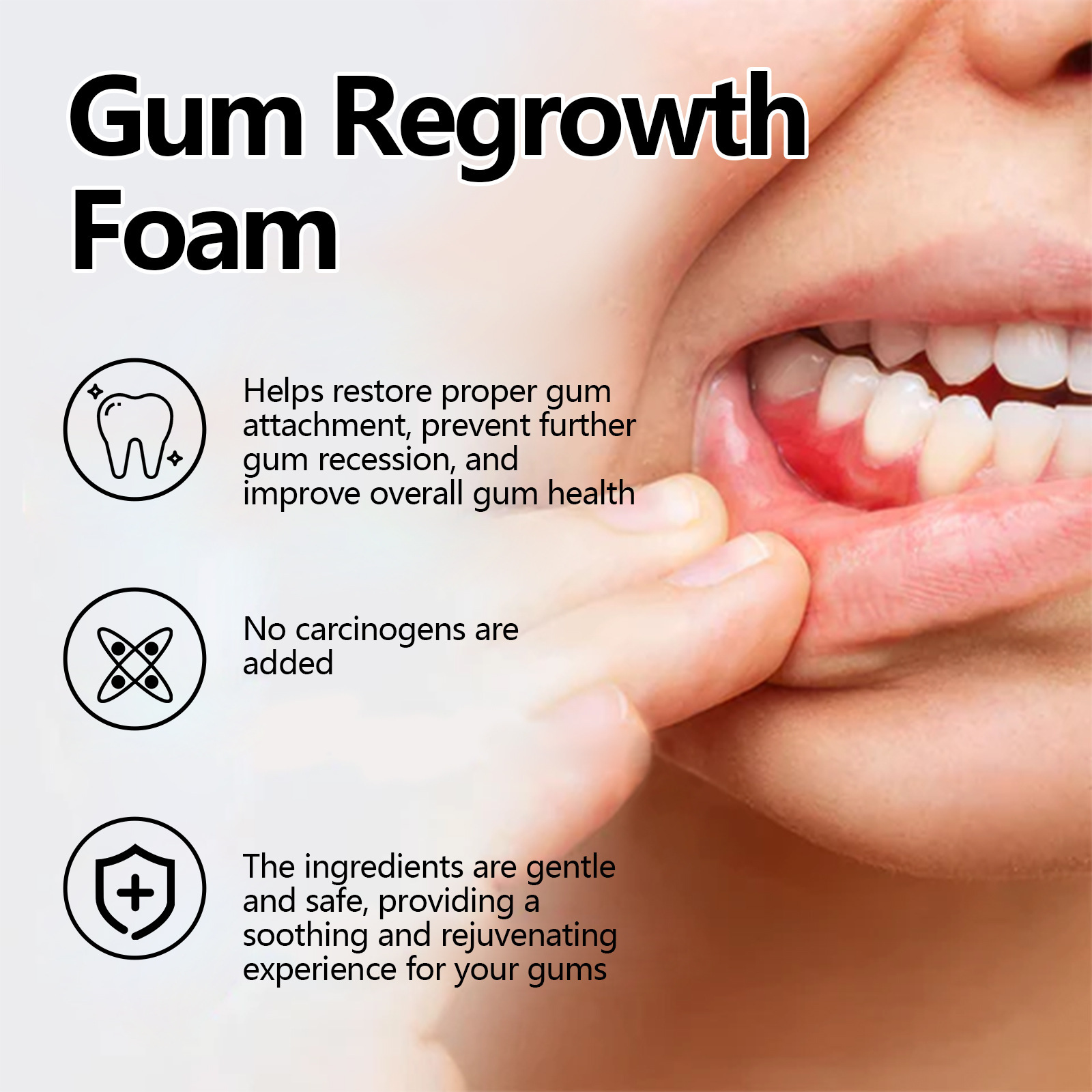 Gum Repair Foam Mousse Toothpa - Teeth Whitening Mousse review and price