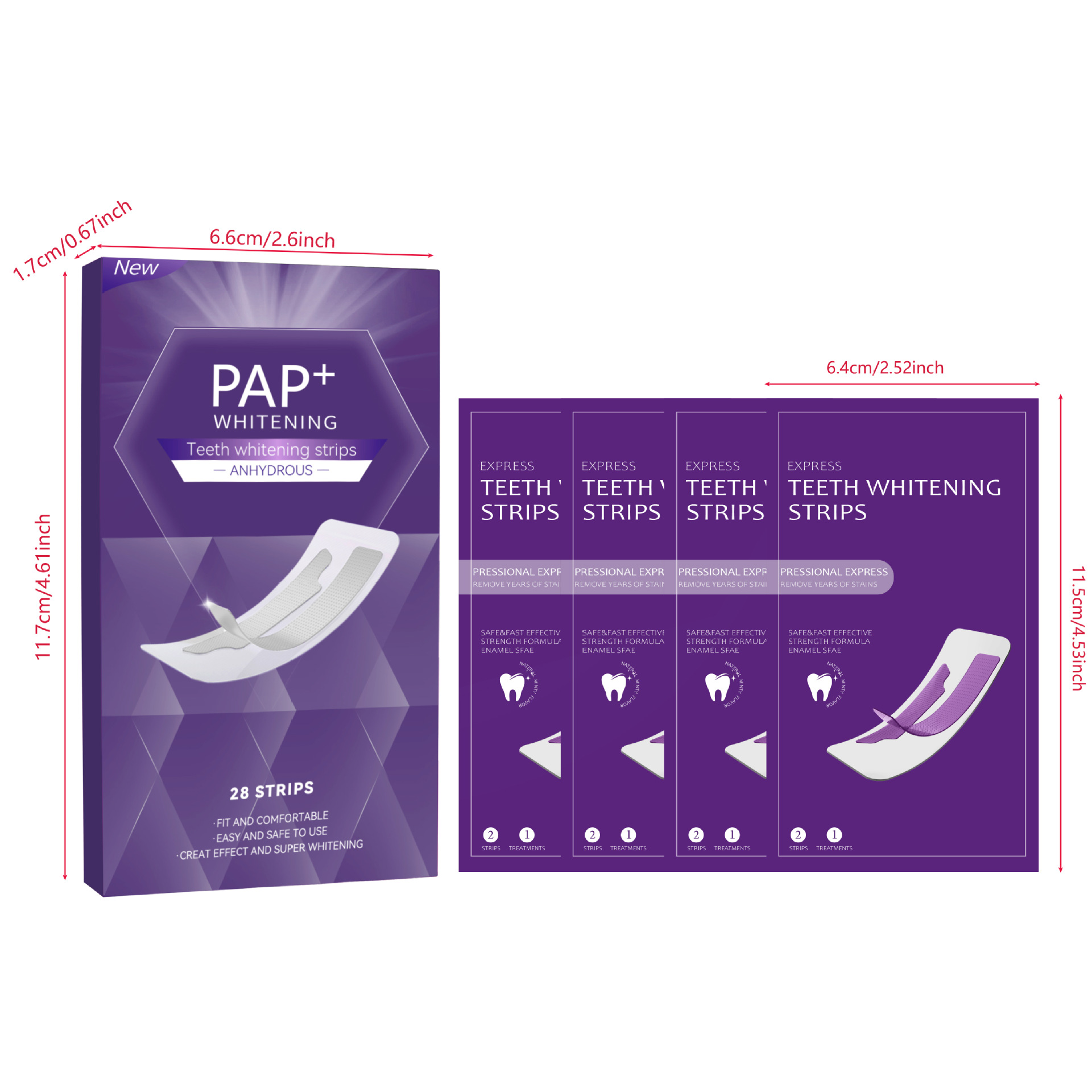 3D Dry Teeth Whitening Strips  - Whitening Strip 3D review and price