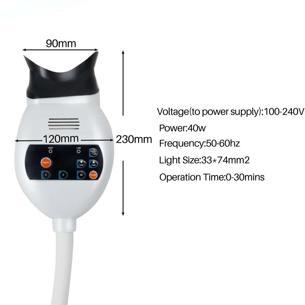 Adjustable 3 Colors LED Teeth  - Whitening Teeth Machine review and price