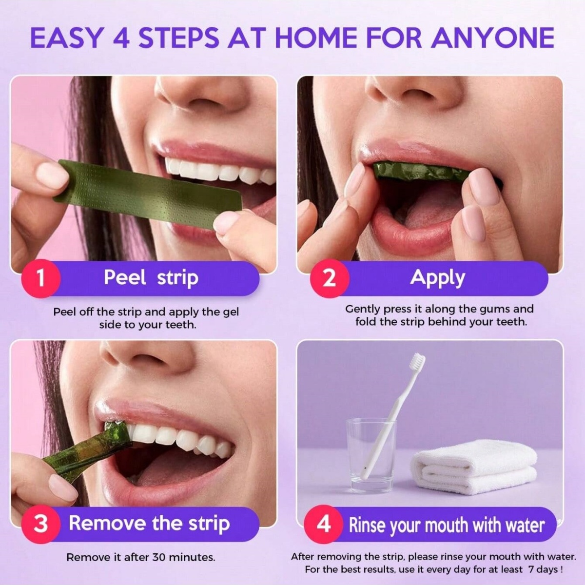 Deluxe Whitening Teeth Sticker - Teeth Whitening Q&M review and price
