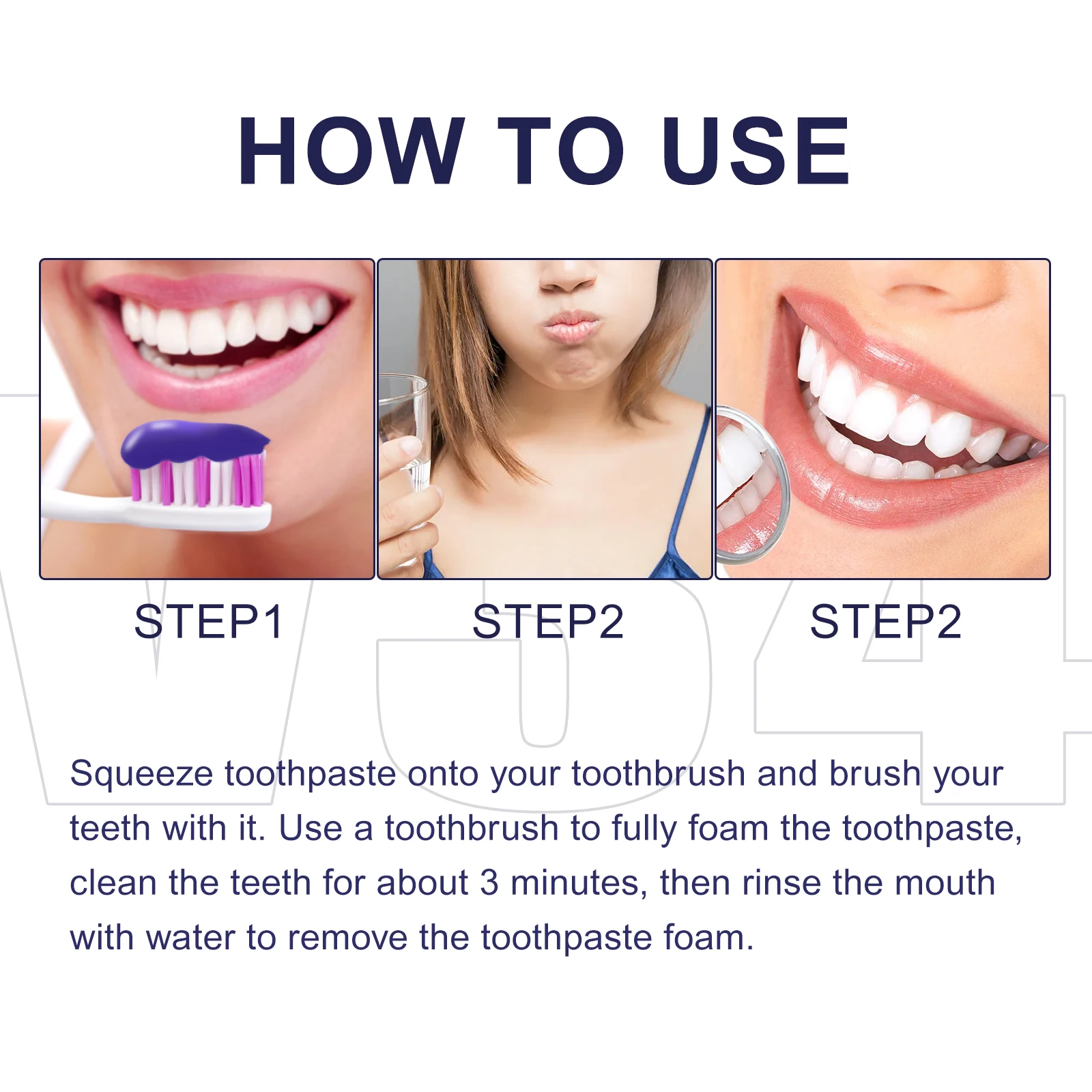 50ml  Mousse Toothpaste Teeth  - Teeth Whitening Mousse review and price