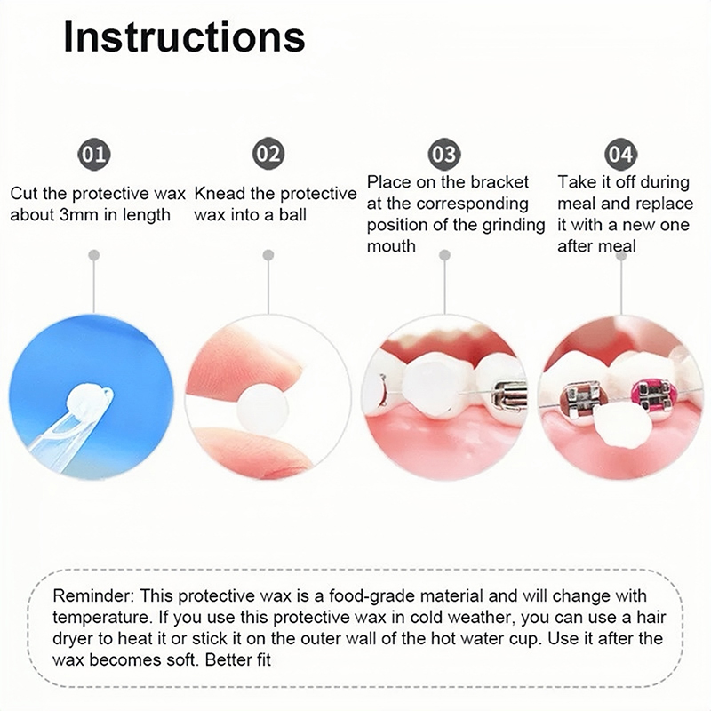 10pcs Dental Orthodontic Relie - Teeth Whitening With Braces review and price