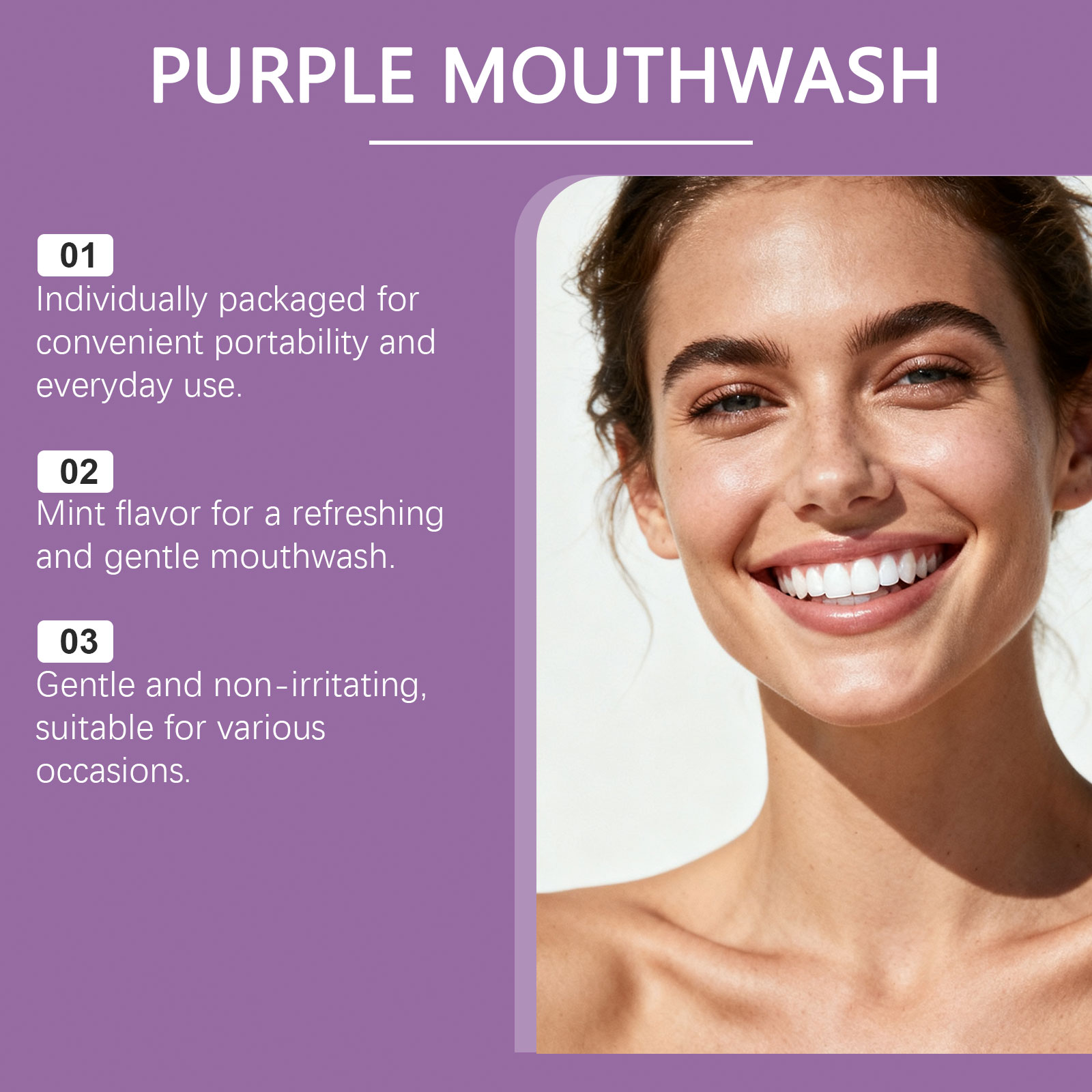 Purple Mouthwash Strips Suppor - Teeth Whitening Promotion review and price