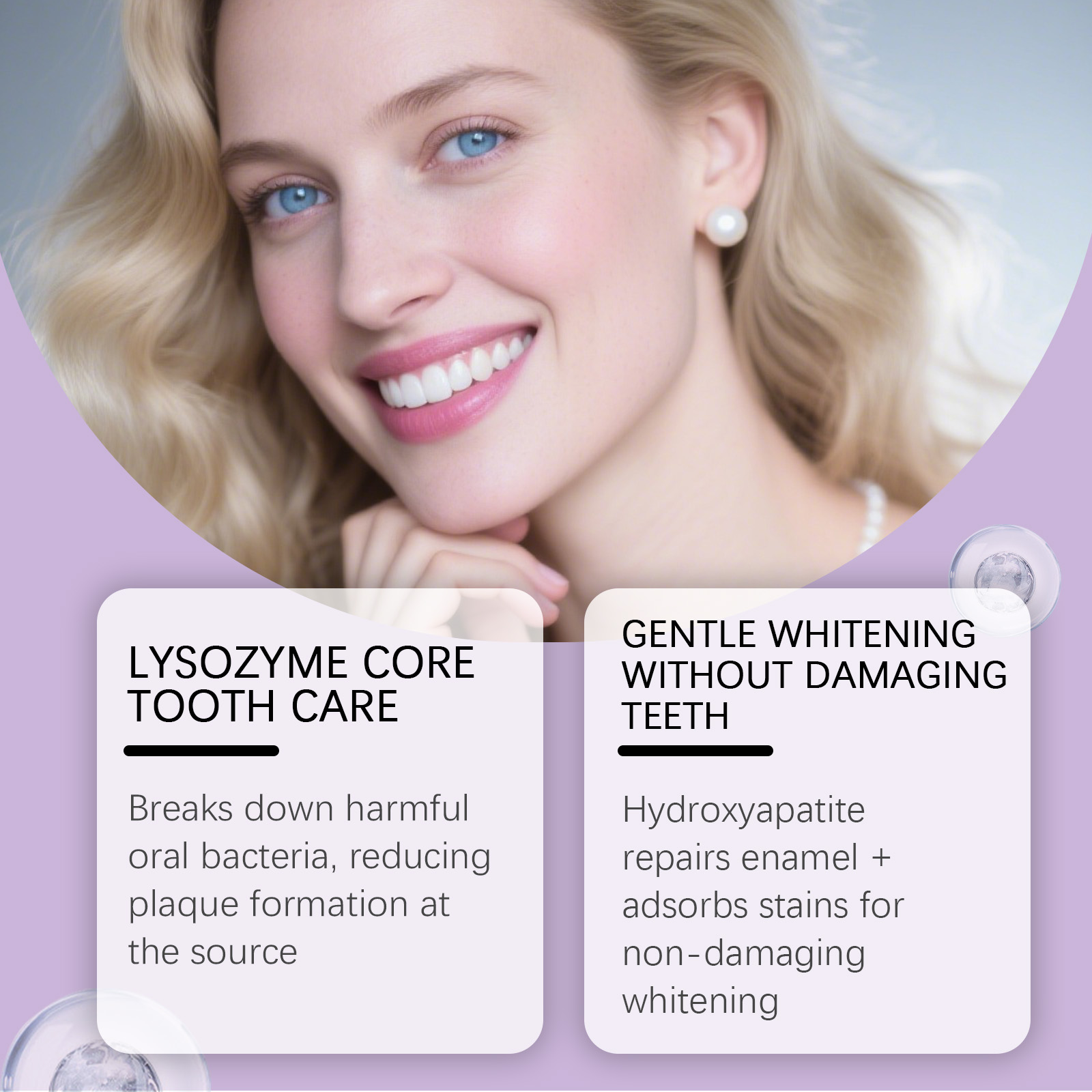 Hydroxyapatite White Teeth Mou - Teeth Whitening Mousse review and price