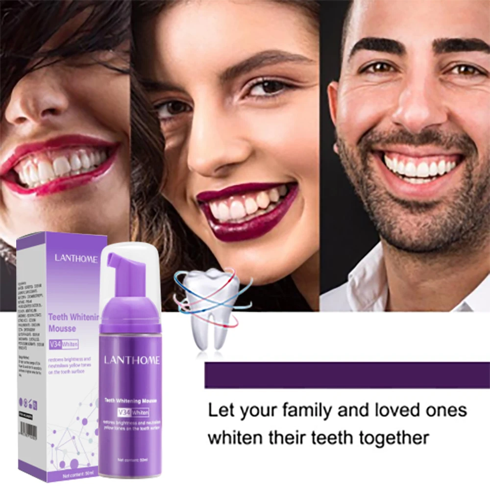 Mousse V34 Toothpaste Teeth Cl - Teeth Whitening Mousse review and price